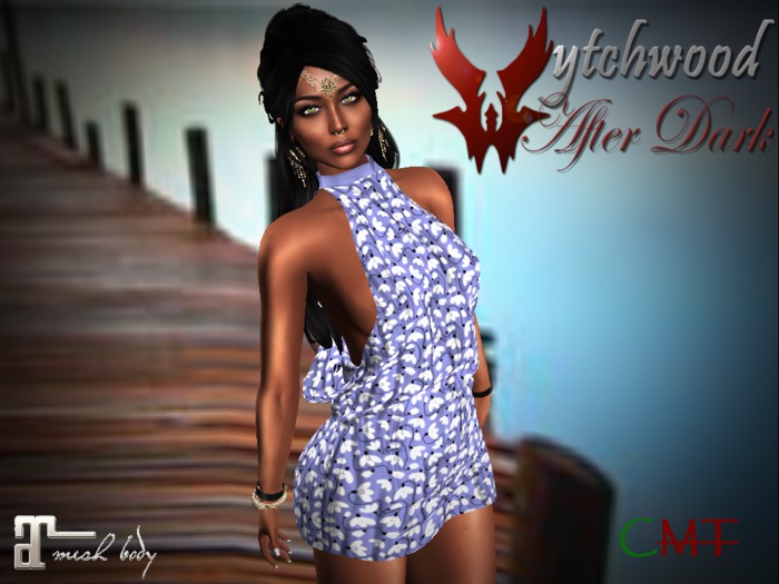 W-AD Snowdrops Dress Periwinkle Boxed