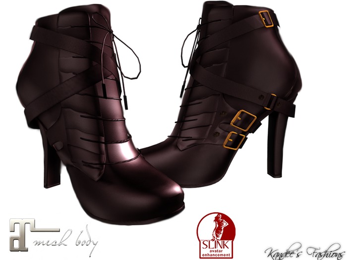 Rust Leather Short Boots