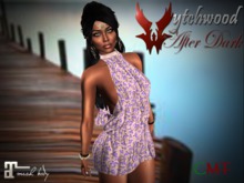 W-AD Snowdrops Dress Pink/Purple