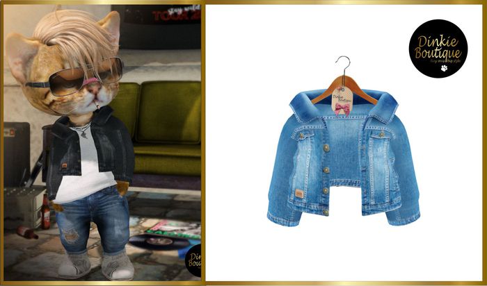 *DB* DINKIES CLASSIC DENIM JACKET* washed
