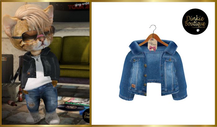 *DB* DINKIES CLASSIC DENIM JACKET* true blue