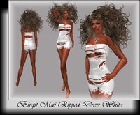 Birgit Mai Ripped Dress White (BOXED)