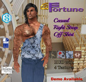 Fortune Casual Strap off Rt arm Shirt