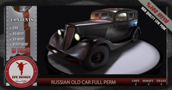 Russian Old Car Full Permission Efe Design