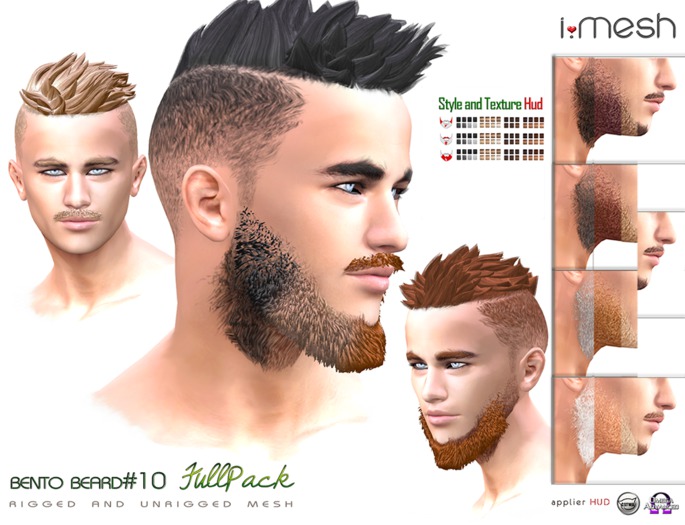 i.mesh - demo BENTO Beard#10 FULLpack