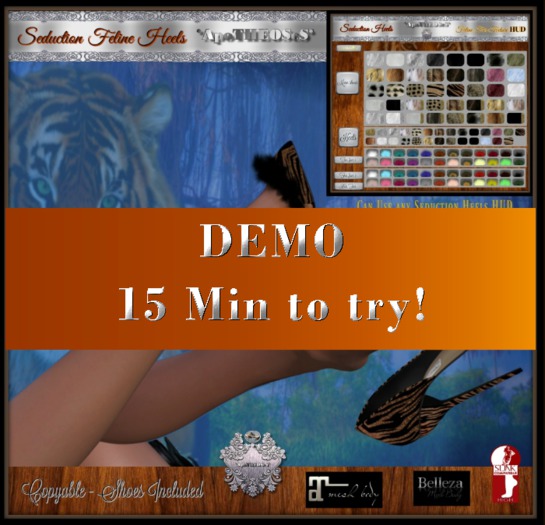 DEMO BOX *AS* Seduction Feline Heels