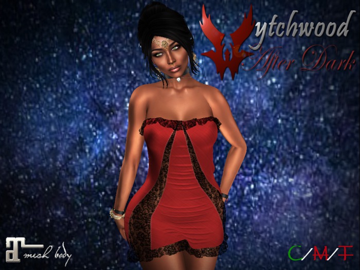 W-AD Linen & Lace Red