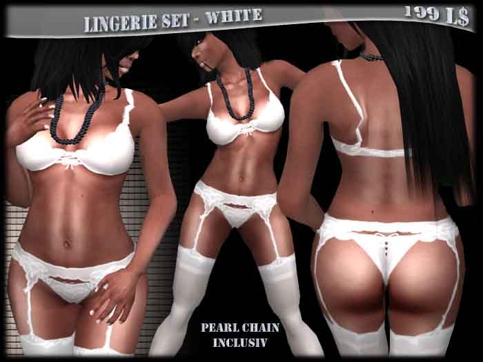 CoG Design Lingerie Set - white -