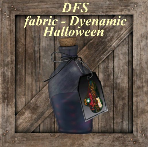 fabric - dyenamic halloween   DFS storage vendor crate texture bc