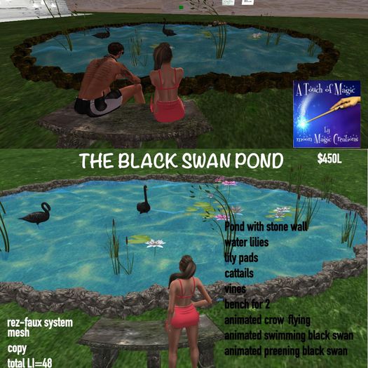 THE BLACK SWAN POND SET-CRATE