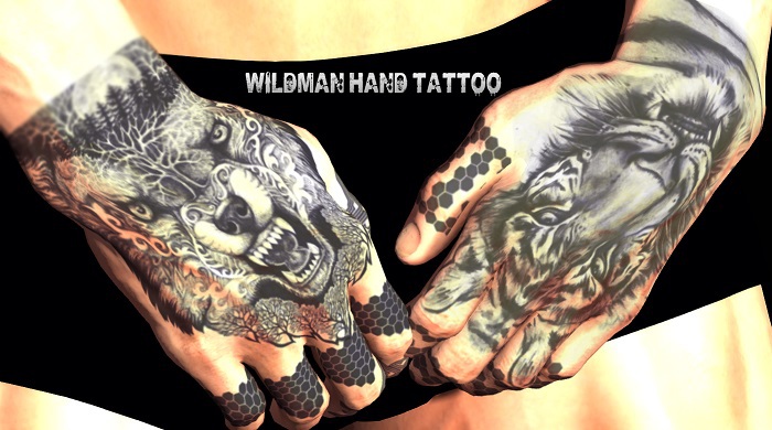 CWB Aesthetic Wildman Hand Tattoo Applier HUD