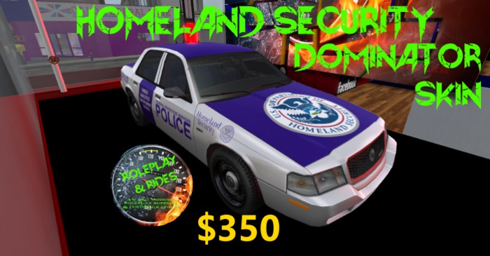 RP & RIDES Homeland Security,Dominator PSC SPRAYER DELIVERY