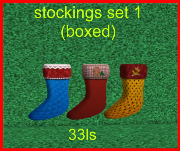 stocking set 1 (boxed)