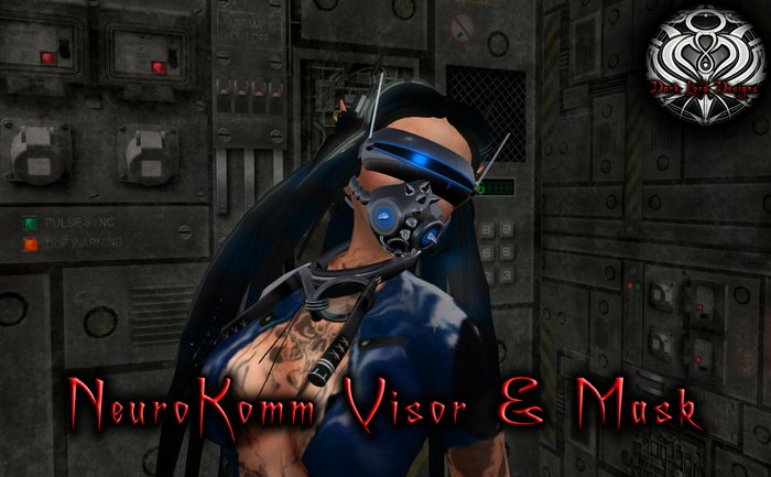 Dark Lord Designs - Neurokomm Mask & Visor w/ Color HUD