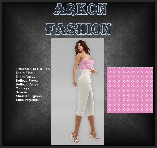 Outfit high waist pant bra top pink2