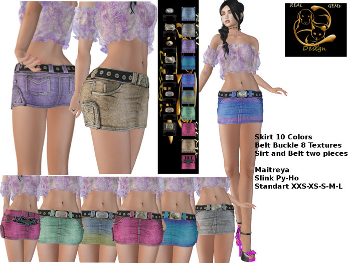 [RG] Denim Skirt Fatpack (Box)