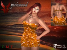 W-AD Sakura Dress Orange Boxed