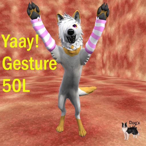 Wolf Yaay Gesture