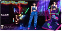 F.G.M.N/Graffiti Stitch Top,Cargo & Foot Wear/Maitreya Only