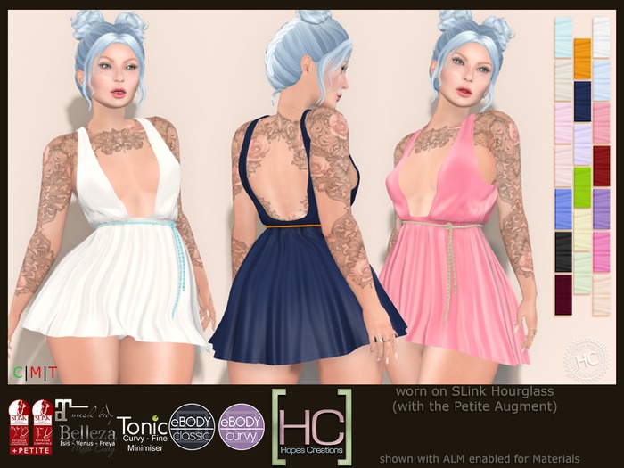 [HC] Irina Mini Dress Fat Pack for Slink (inc. Petite), Belleza, Maitreya, eBody & Tonic