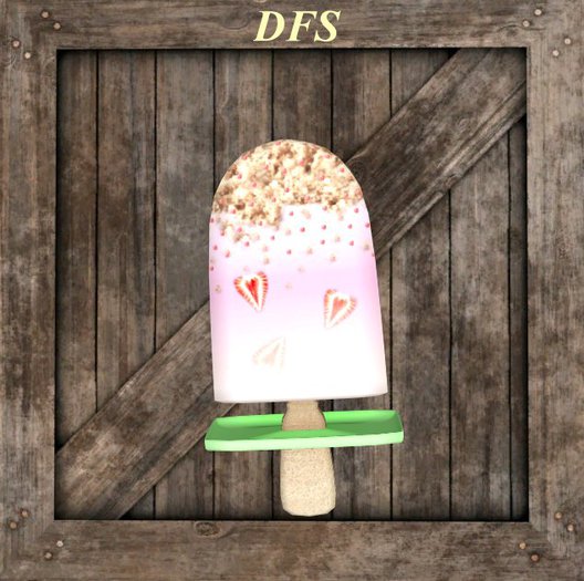 popsicle - strawberry shortcake   DFS storage vendor crate texture bc