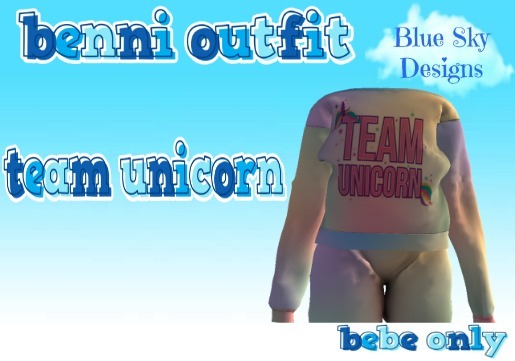 -BSD- Benni Outfit-Bebe-Team Unicorn-Boxed