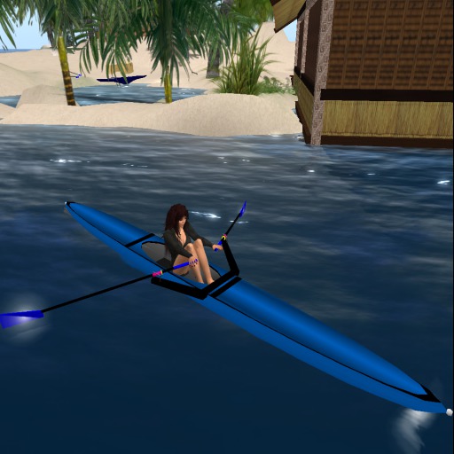!EE! Rowing Scull Boat v1- Blue v3 ( boxed)