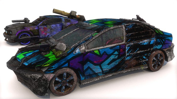 Monster Death Race Car 6