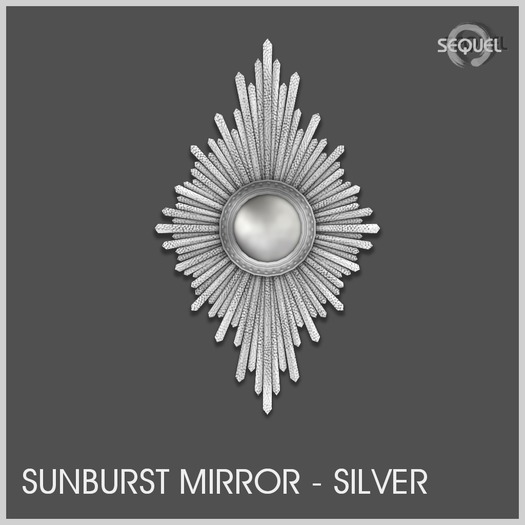 Sequel - Sunburst Mirror - Silver (Wear Me)