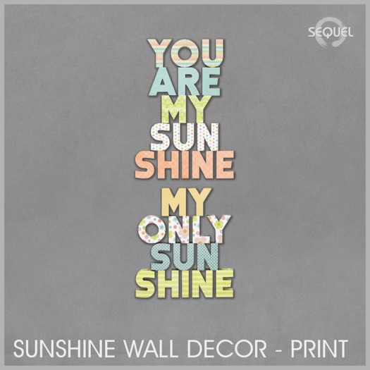 Sequel - Sunshine Wall Decor - Print
