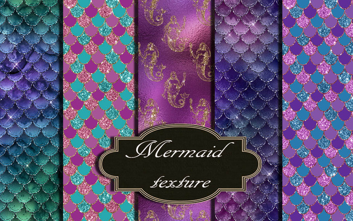 [MD]Mermaid texture (Seamless) v. 3