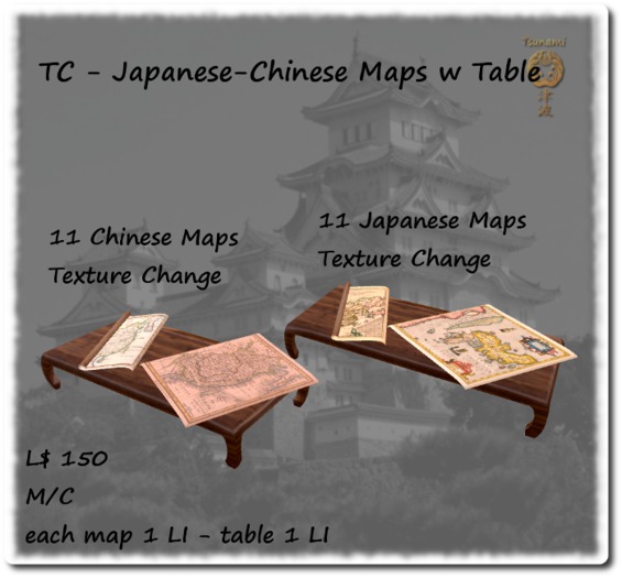 TC - Japanese-Chinese Maps w Table