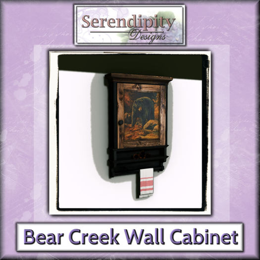 Serendipity Designs - Bear Creek Wall Cabinet   