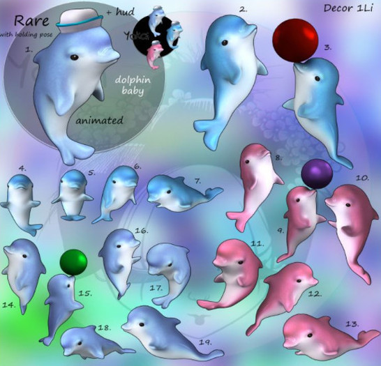 9.Yokai - Dolphinarium - Playful  Dolphin (candy)