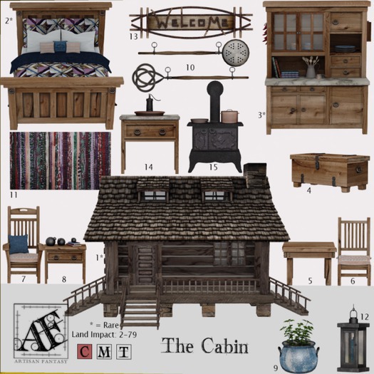 *AF* The Cabin 01 - Cabin RARE