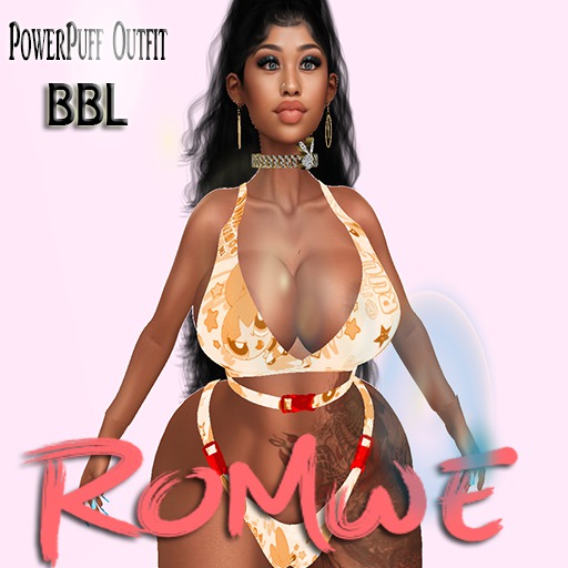 Romwe Orange PowerPuff Outfit BBL