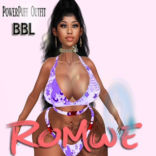 Romwe Purple PowerPuff Outfit BBL