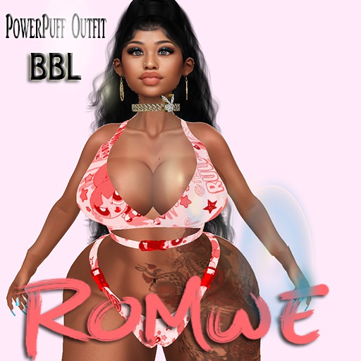 Romwe Red PowerPuff Outfit BBL