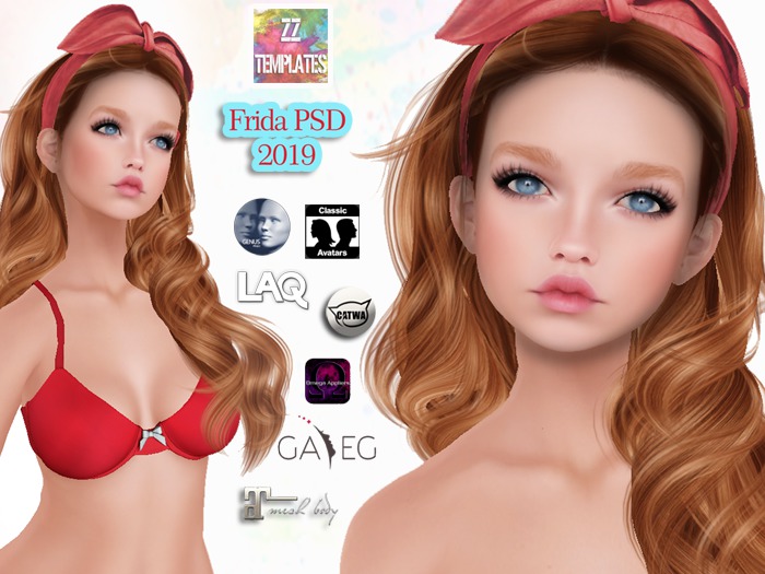 Frida PSD 2019 Series-Classic/LAQ/Ga.eg/Catwa/Genus