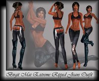 Birgit Mai Extreme Ripped Jeans Outfit (BOXED)