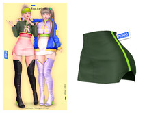 MIWAS / Rocket Skirt #Green