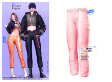 MIWAS / Rocket Pants B type #Pink