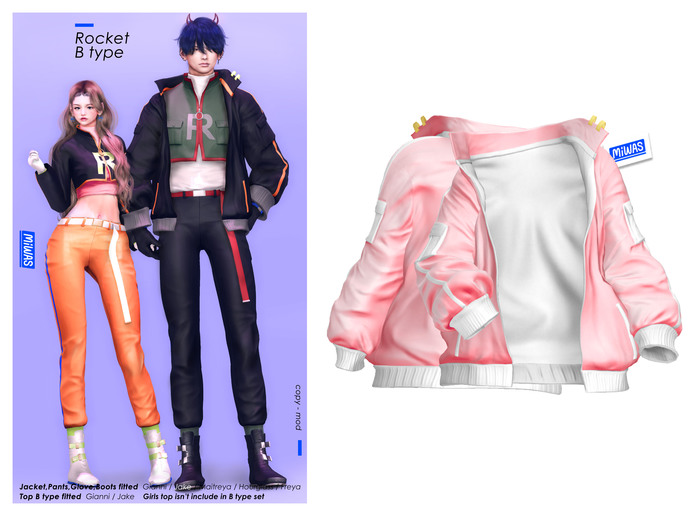 MIWAS / Rocket Jacket #Pink