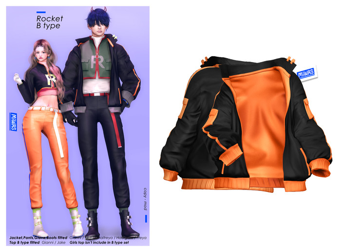 MIWAS / Rocket Jacket #Black