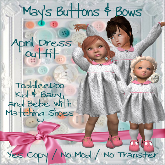 MBB * April Dress Outfit (K,B&Bebe)