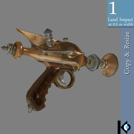 3D / Vintage Phaser / 1 land impact