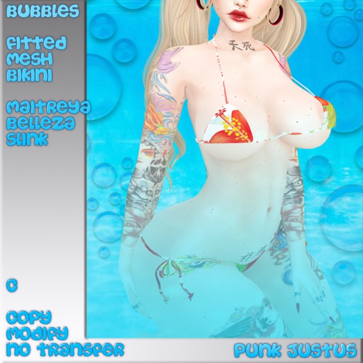 Bubbles Bikini by Punk JUSTUS