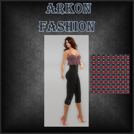 Outfit high waist pant black & bra topred2
