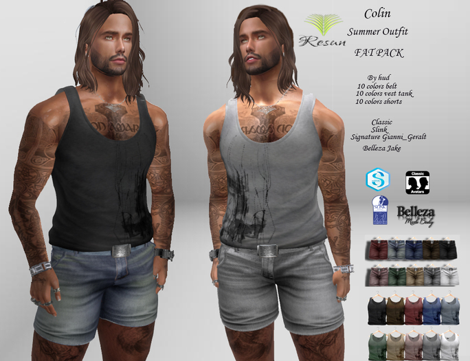 Res_Colin Summer outfit Fat Pack