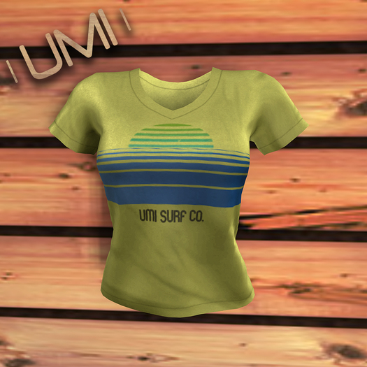 UA: Sun Lines Tee ML YELLOW (Wear/Touch to Unpack)